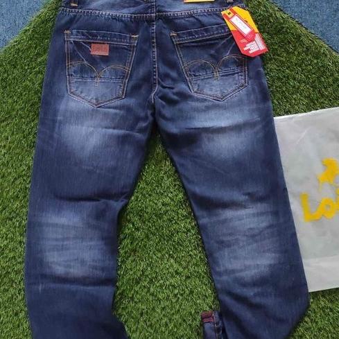 [DISCOUNT VQ0] PROMO SALE CUCI GUDANG Celana Jeans Lois Pria Premium 100% Size 27-38 Original Denim Selvegde Reguler Fit Model - Lois Asli Cowok Kekinian Best Product