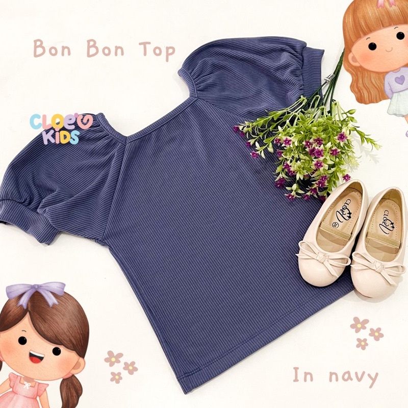 CLOEVKIDS - atasan anak perempuan bon-bon top