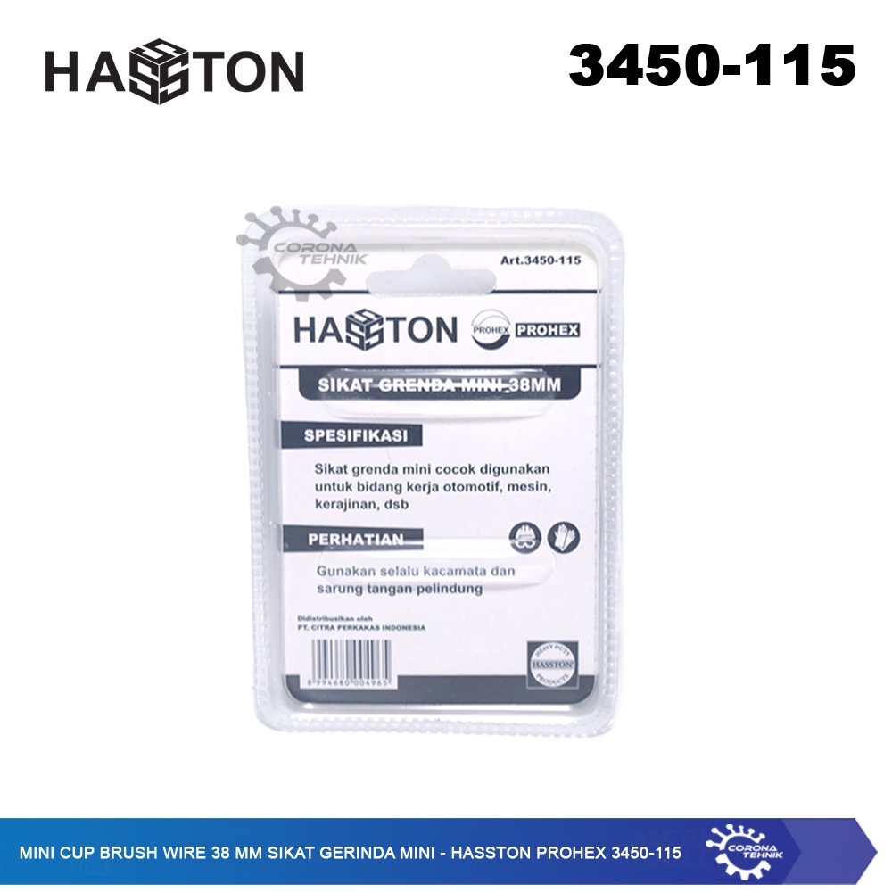 Hasston Prohex 3450-115 - Mini Cup Brush Wire 38 mm Sikat Gerinda Mini