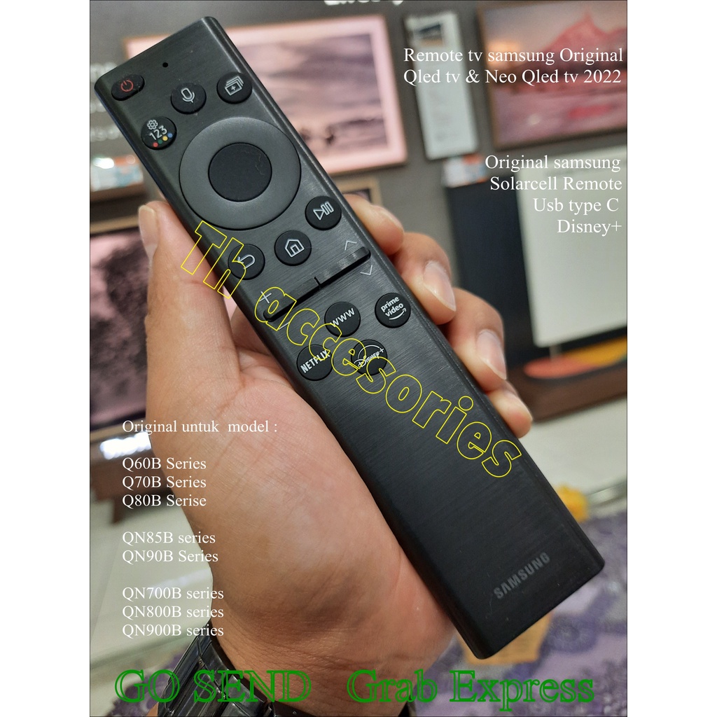 Remote tv Samsung Original Disney+ Qled tv & Neo Qled tv series 2022