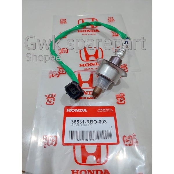 Sensor oxygen o2 oksigen knalpot depan atas Honda Hrv Ori