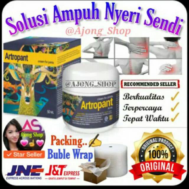 (COD/BAYAR DI TEMPAT) ARTROPANT ASLI CREAM SENDI 100% ORIGINAL OBAT SENDI DAN TULANG