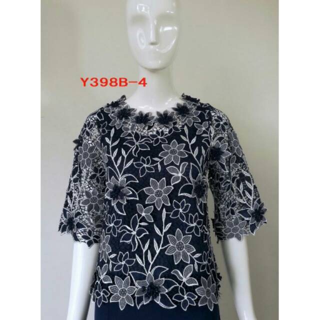 Blus Brokat Pink Butik 1170