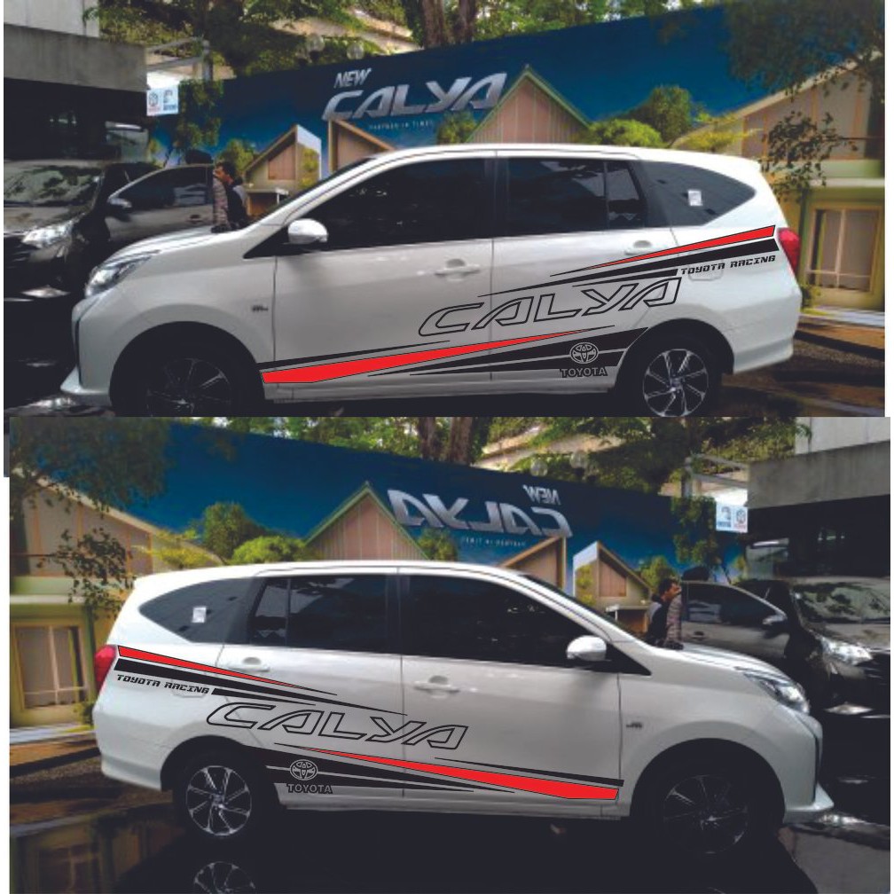 promo stiker mobil calya cuting stiker calya stipe mobil calya terbaru