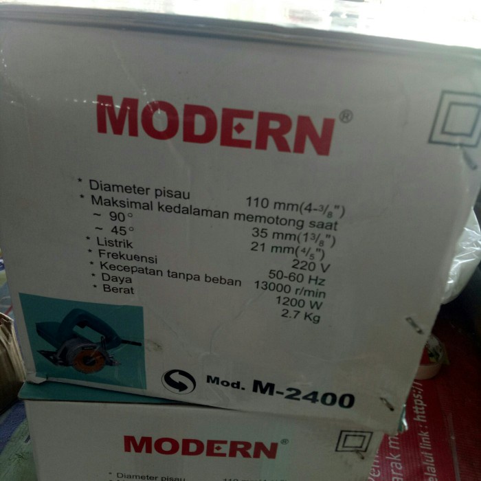 mesin potong keramik modern m2400