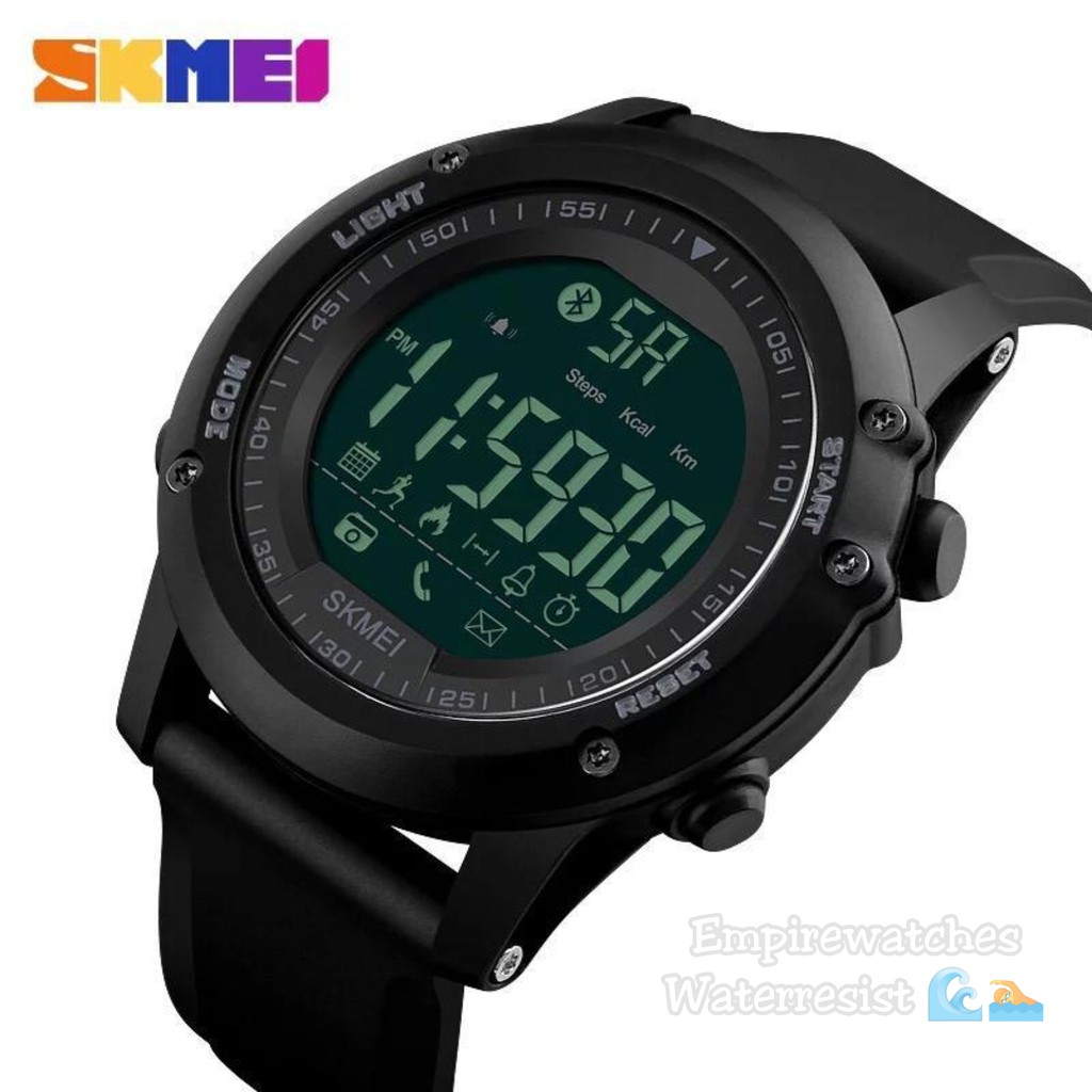 Jam Tangan Skmei 1321 Pria Strap Rubber Digital Kualitas Original Waterproof