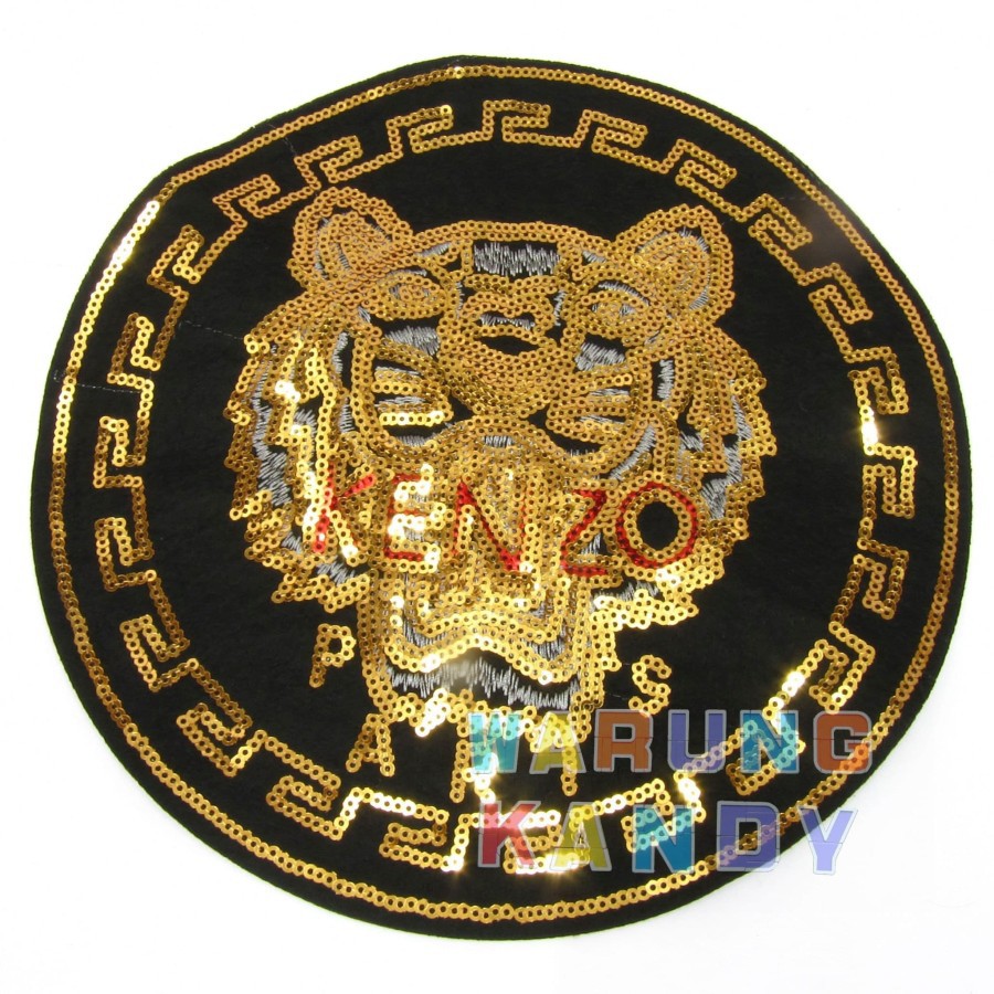 Patch Aplikasi Kenzo Bulat 01 22cm