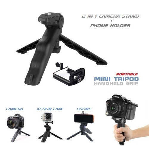 Sale Tripod Kamera Dslr Tangan Mini Hand Camera Hp Foldable Pistol Trendi