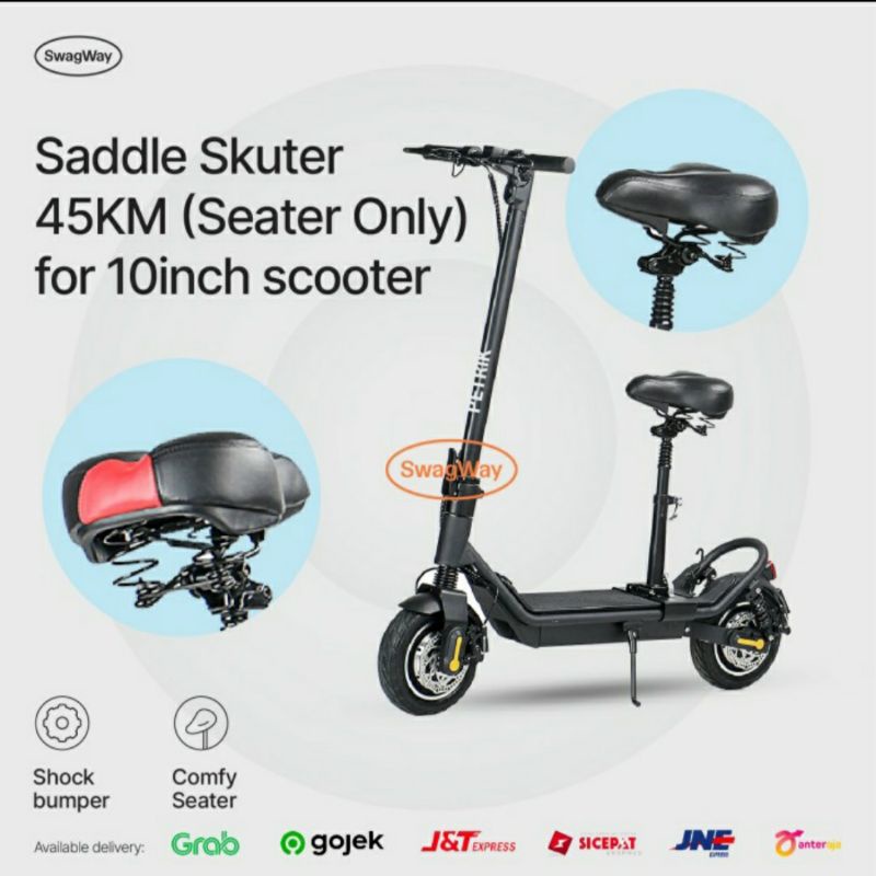 Saddle seater tempat duduk skuter listrik 45km petrik
