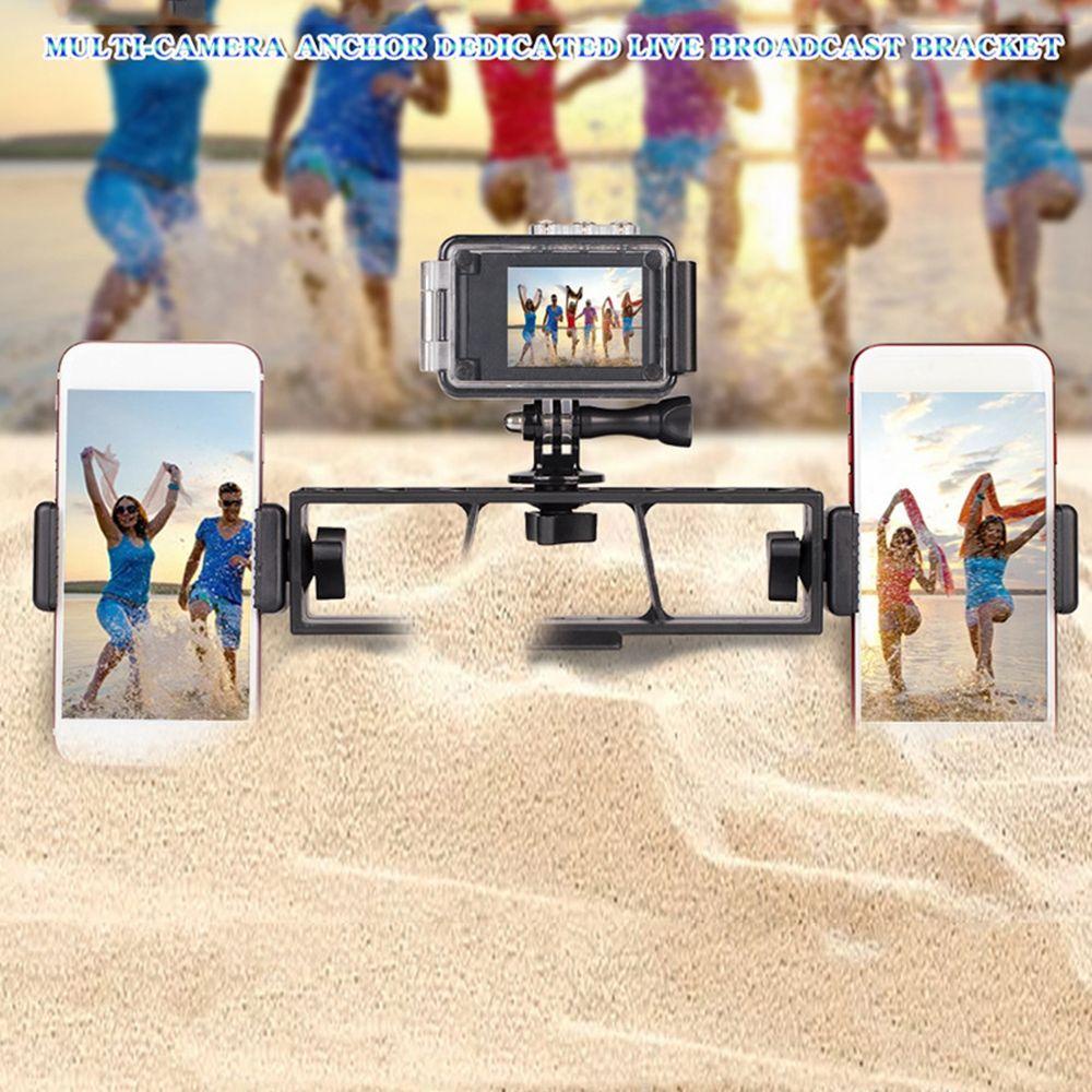 R-FLOWER Stand Multi Kamera 3in1 Vlogging Tempat Siaran Langsung
