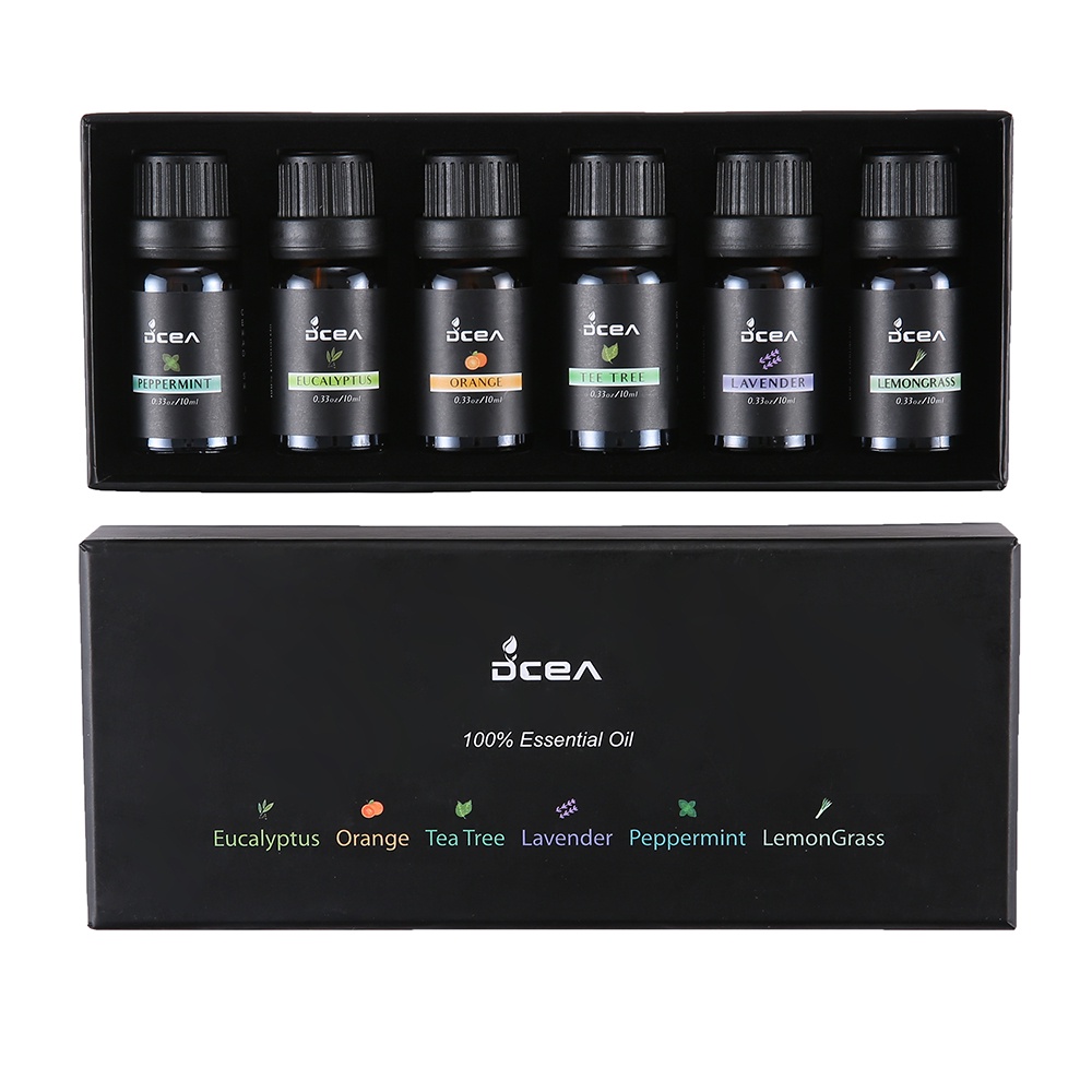 (MAINANKYU) Overview of DCEA Minyak Aromatherapy 6 in 1 Essential Fragrance Oil 10ml - RH-36