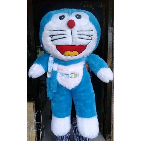 Boneka Doraemon Jumbo 1Meter Bahan Bulu Lembut Label SNI