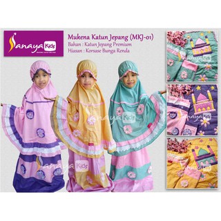 Harga Mukena Katun Jepang Premium