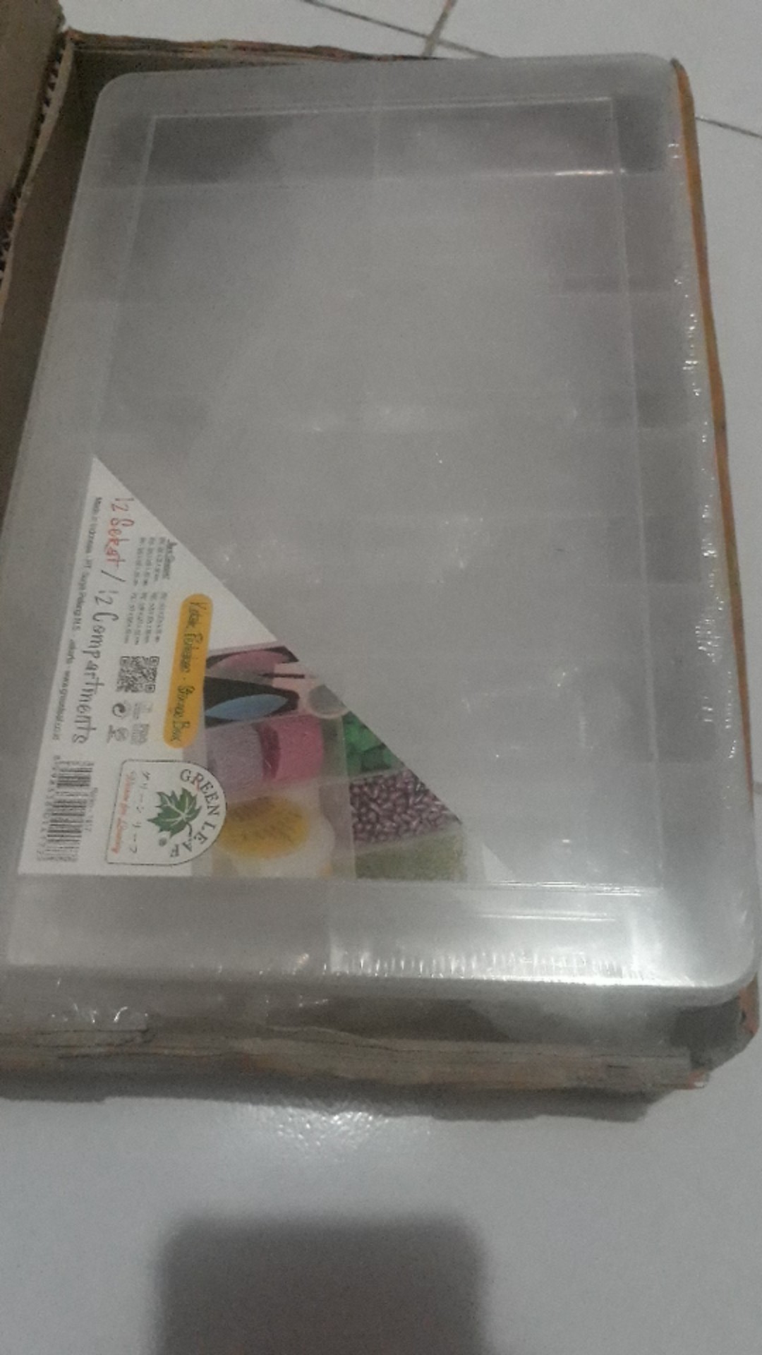 Kotak Perkakas / Tool Box / Storage Box 12 Sekat Reiko 1417