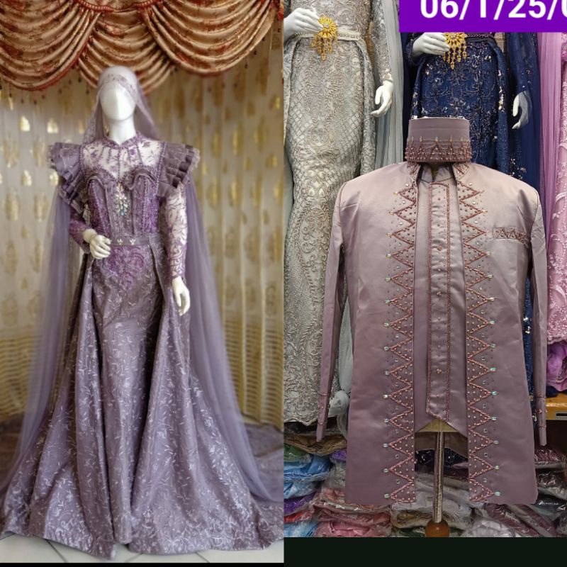 GAUN WEDDING SLIM COUPLE//GAUN SLIM BEREKOR//BESKAP