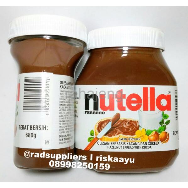 

Nutella Hazelnut Spread with Cocoa 750gram