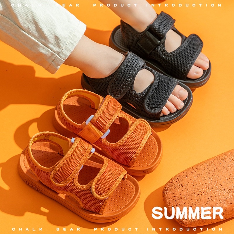 Sendal / Sandal Gunung Anak Chalk Bear / Sandal Anak / Sendal Anak / Sandal Gunung Anak Laki Laki / Perempuan / Sepatu Anak Laki Laki /Sepatu Anak Perempuan / Slop Anak laki Laki /Selop Anak Perempuan Premium/ Kids Shoes/ Children Shoes