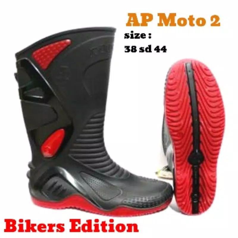Sepatu AP Boot / Boots Moto Motto 2 Anti Slip & Tahan Minyak