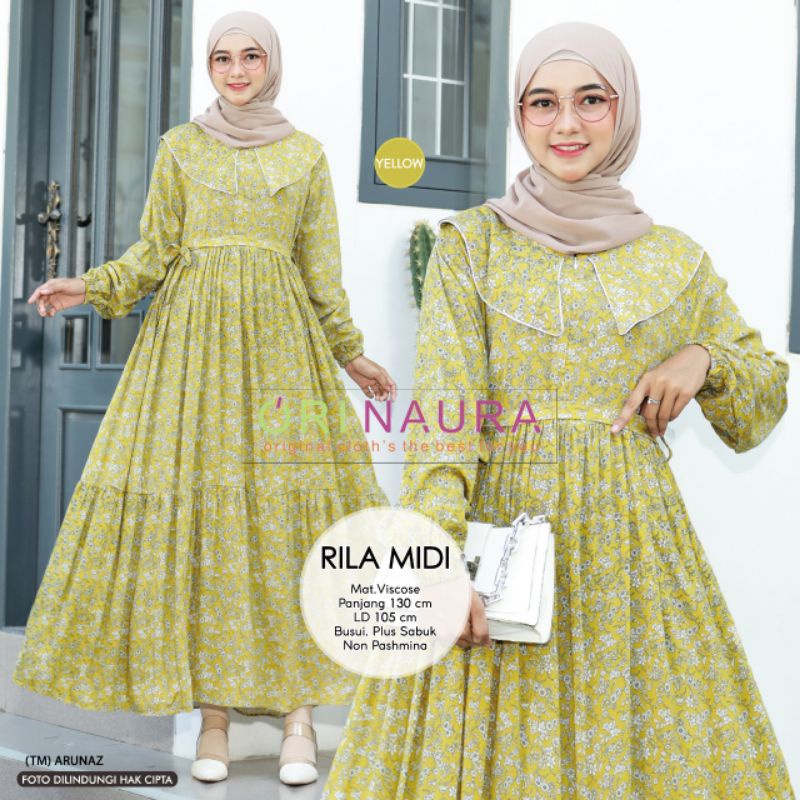 Dress Rila Midi Ori Naura