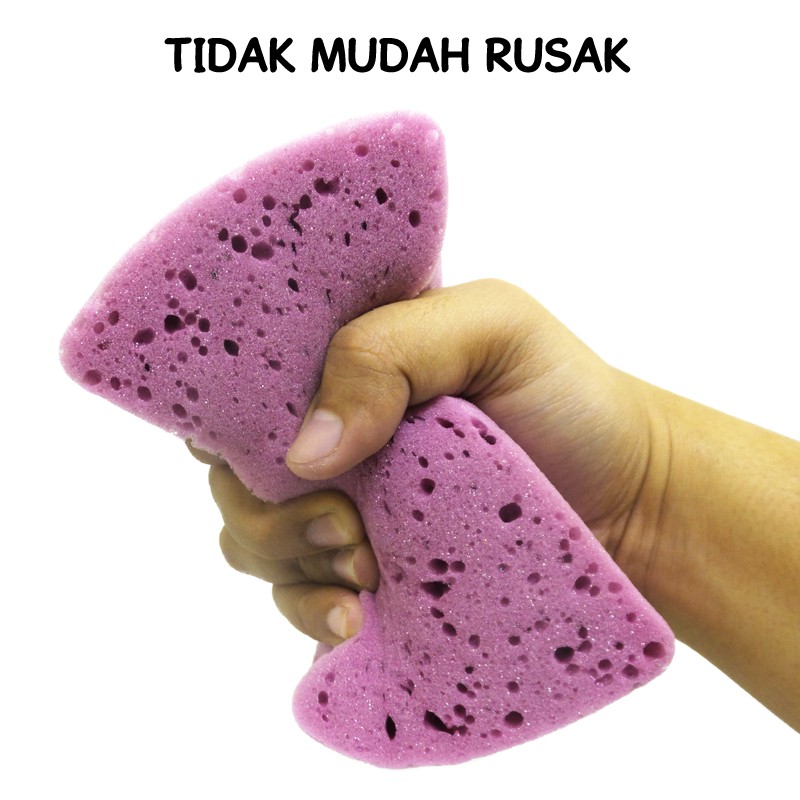 3M Auto Spons / Busa Cuci Mobil / Motor 15 x 10 CM Bersih Maksimal Smart Sponge Car Wash 3M-PN-C01