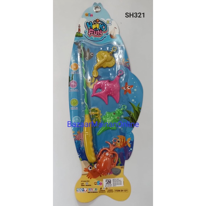 Mainan Pancing Ikan–SH321- Bahan Plastik – SNI