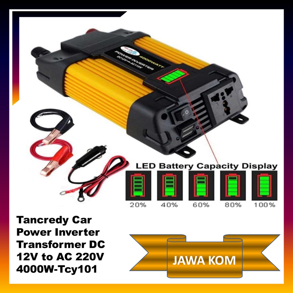 Power inverter 4000Watt AC TO DC -  DC 12V to AC 220V power inferter 4000 watt