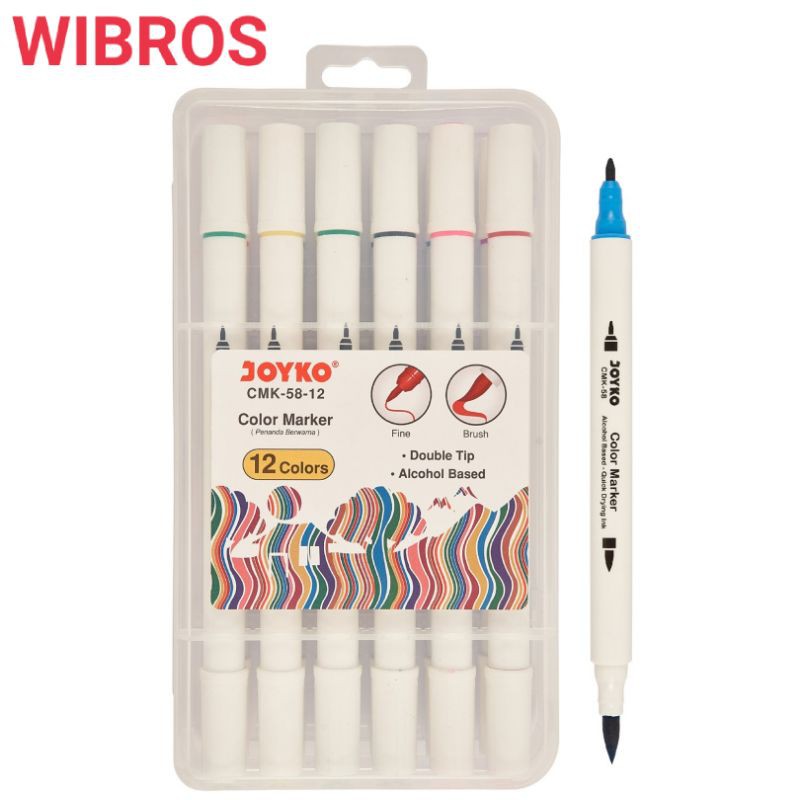 

spidol warna colour marker dual tip 58-12