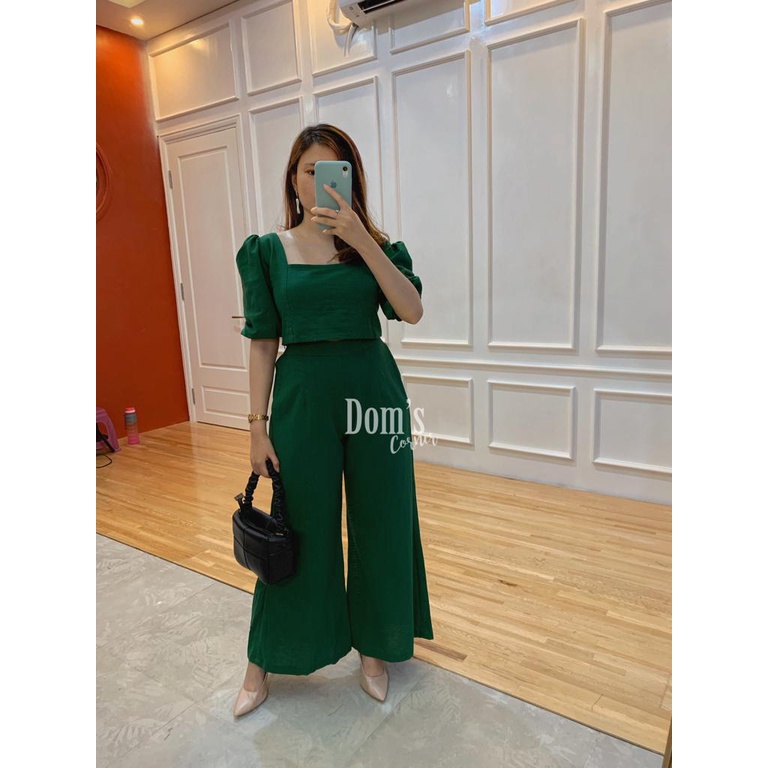 Domscorner - Kulot set Version - Ye jin set CELANA (PO PRE ORDER)-6