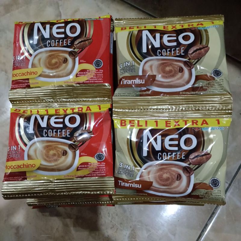 

Neo coffee 15 saset x 20gram