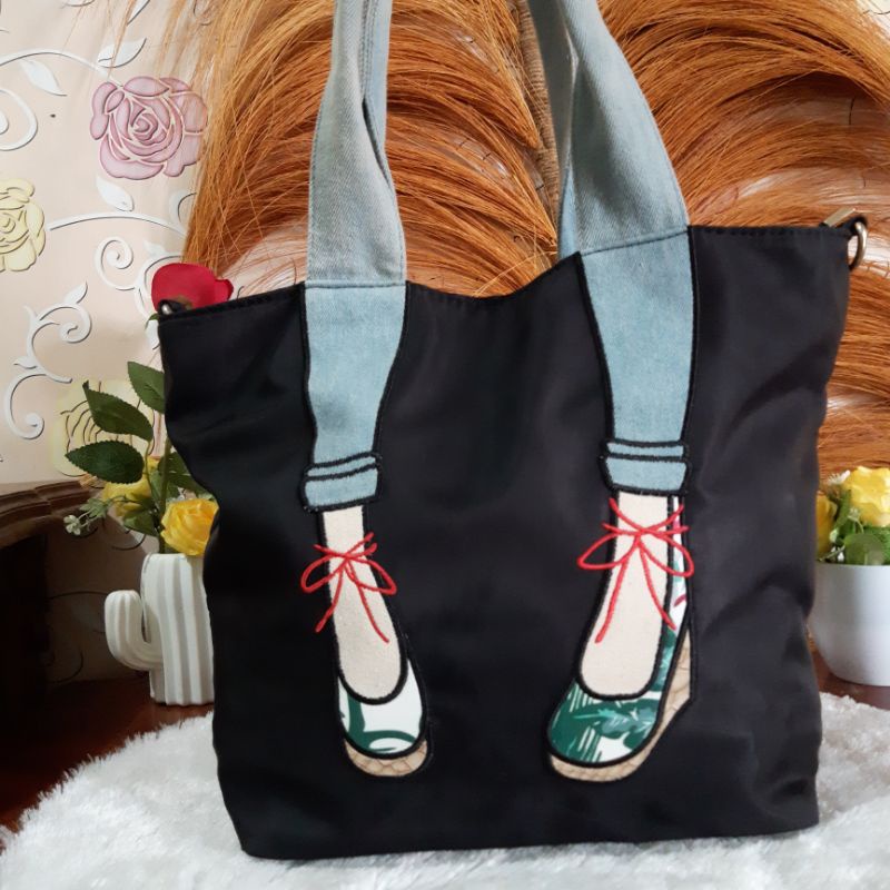 Tote Bag Ala Miss Zapatos Preloved Keren Tas wanita