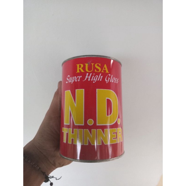 thinner/tiner cat/tener ND rusa merah pengencer cat minyak ukuran 1 ltr