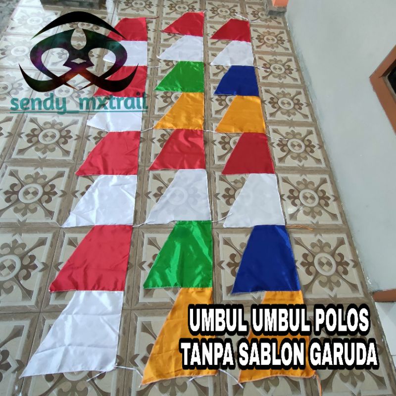 Umbul umbul polos tanpa gambar garuda
