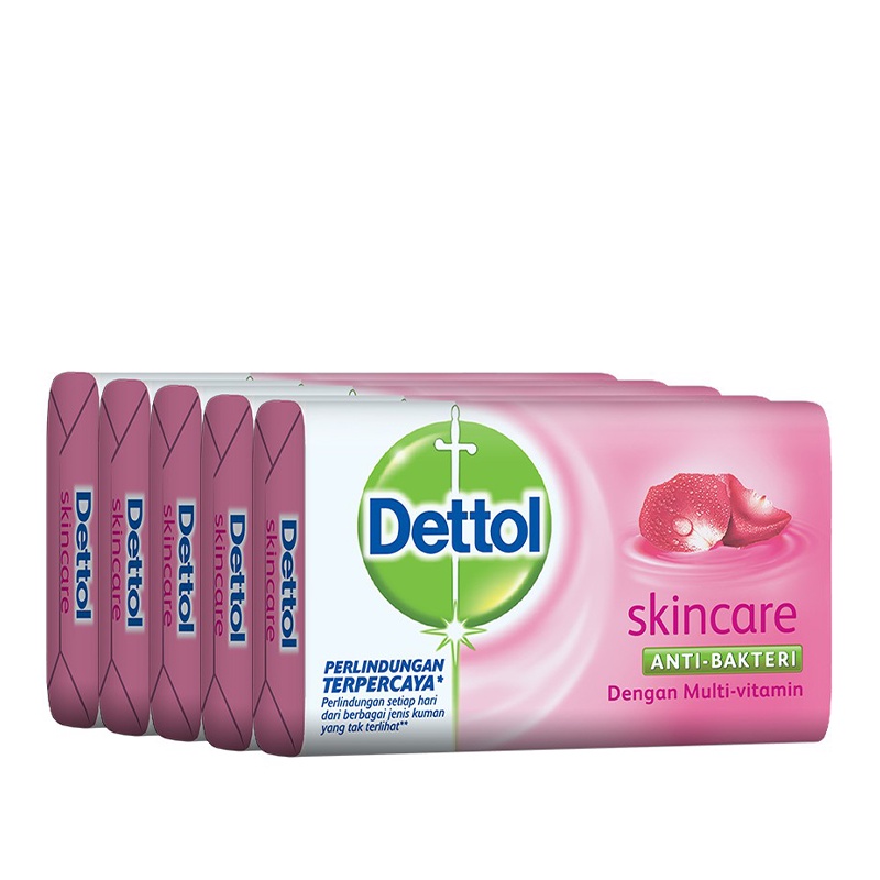 Promo Harga Dettol Bar Soap Skincare 100 gr - Shopee