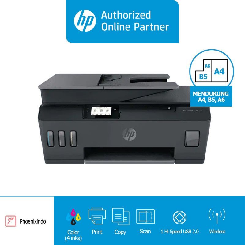 Printer HP Smart Tank 615 HP615 Wireless All-in-One