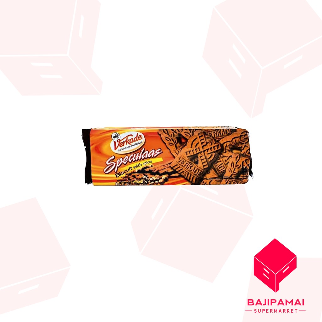 

VERKADE SPECULAAS BISCUIT WITH SPICES 100GR / BAJI PAMAI