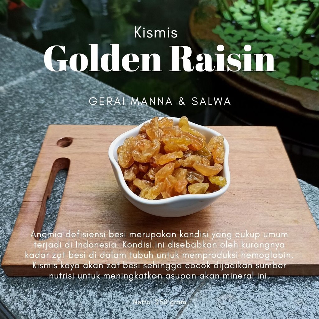 

Golden Raisin / Kismis Simin 250gr