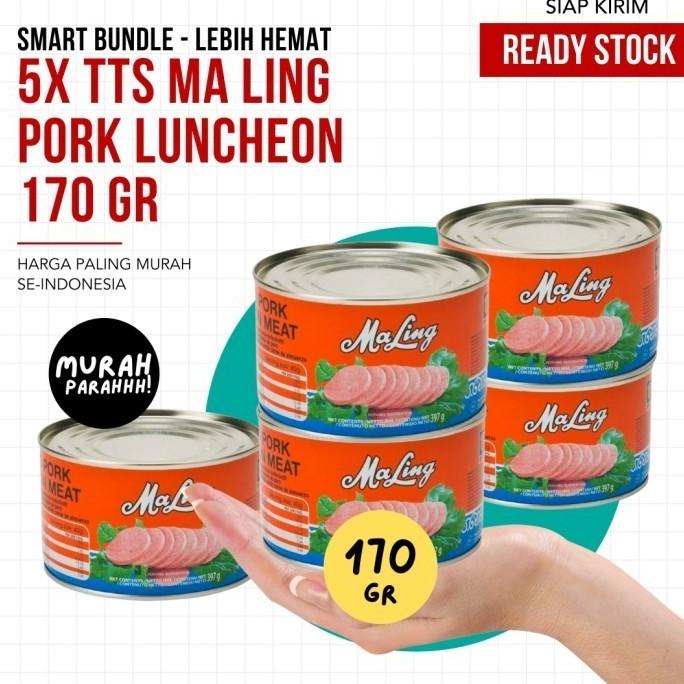 

[COD] LEBIH HEMAT - 5X TTS Ma Ling Pork Luncheon - 170gr [COD]