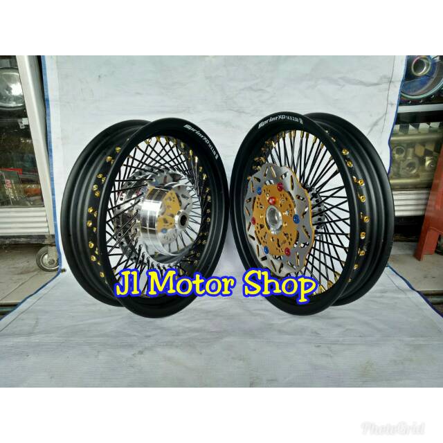 Sepaket Velg Jari2 Seribu All Matic Beat Scoopy Vario 110 125 150 Mio Xeon M3 Mio J Xride Fino Dll