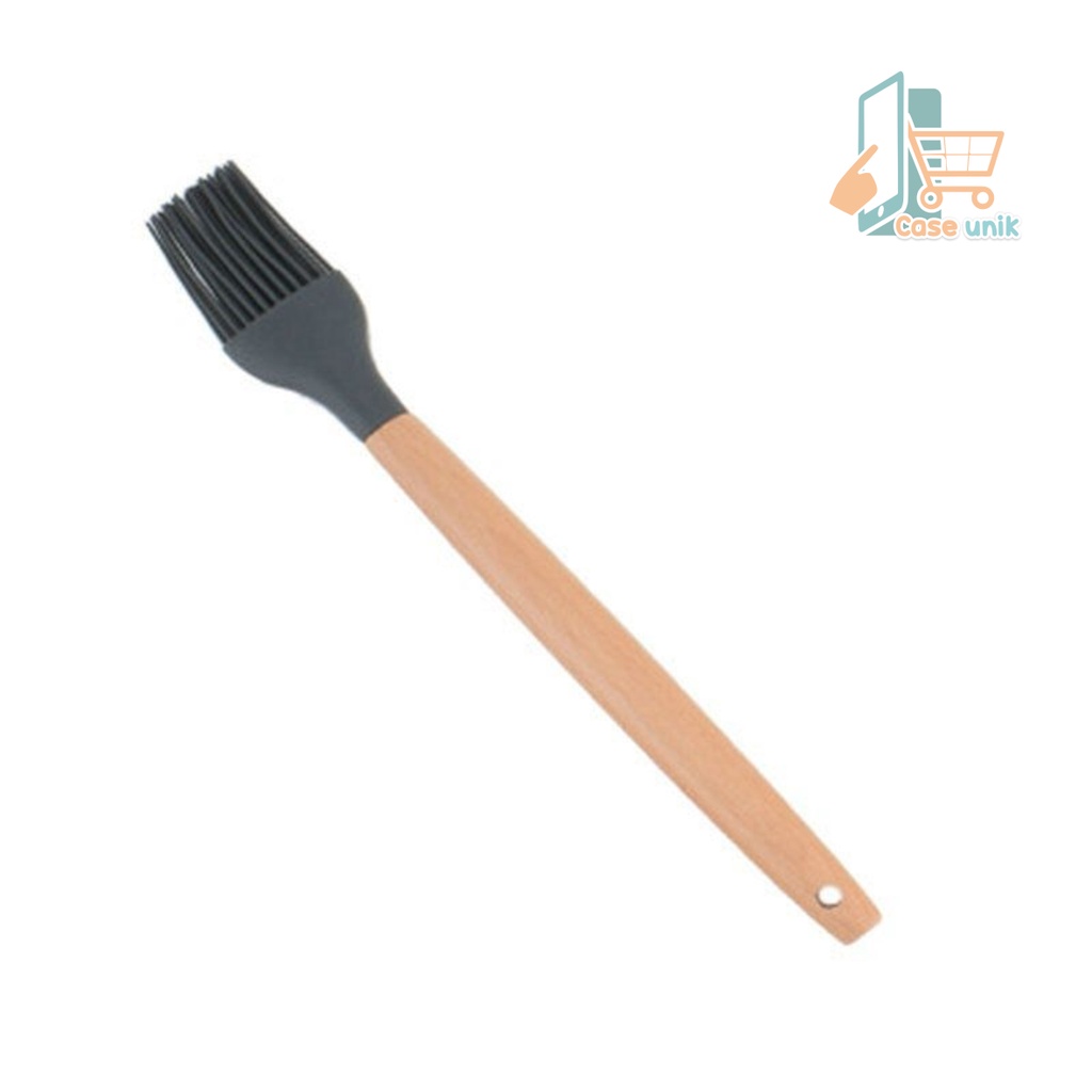 RT82 KITCHEN UTENSIL SILICONE WOOD 12PCS SET PERALATAN DAPUR MASAK BAKING SUTIL SPATULA SENDOK SILIKON SET ALAT MASAK 11 IN 1 GAGANG KAYU CS3947