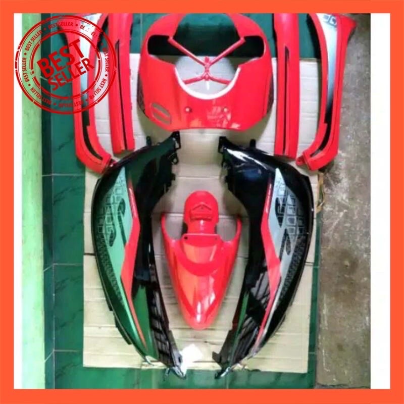 Full Set Body Scoopy fi esp Ring 12 Assy tahun 2017 2018 Hitam