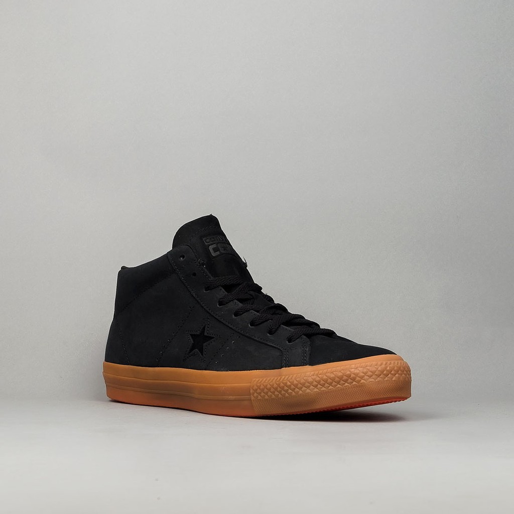 Converse CONS One Star Pro Leather Mid Black/Gum