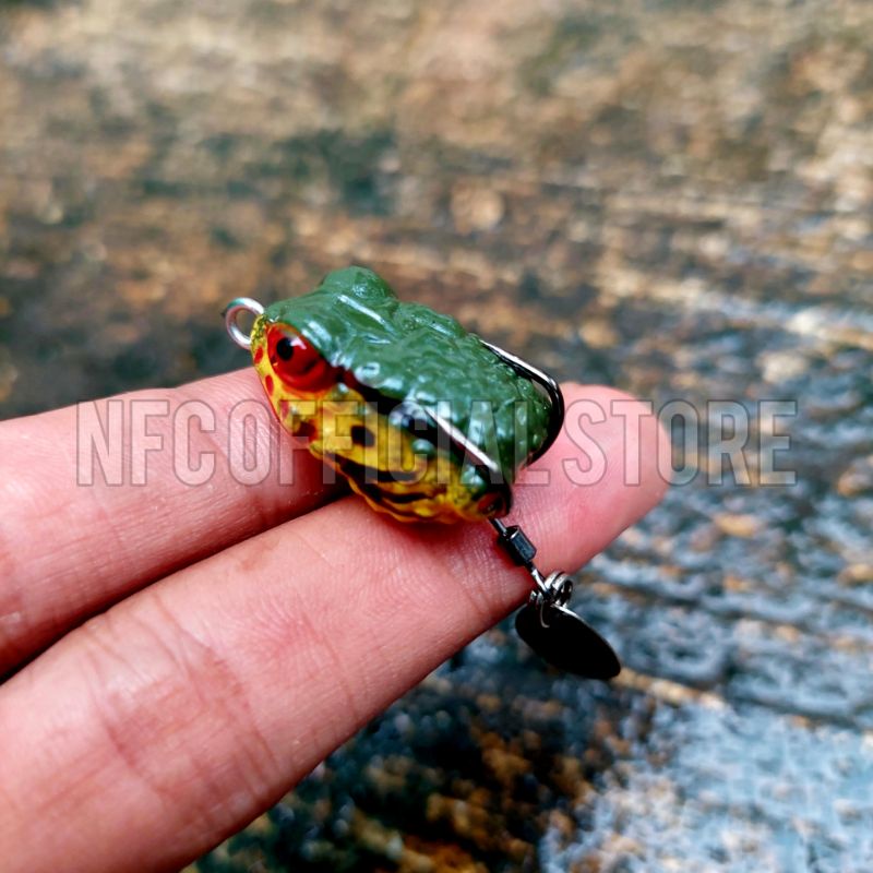 Soft frog mini 2,5 cm 3 gram 3D BEST KILLER ACTION