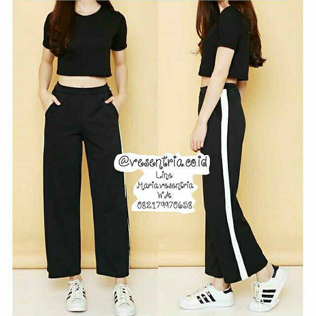  Jual  murah sisa 1pcs CELANA  KULOT  CELANA  LIST SIDE 