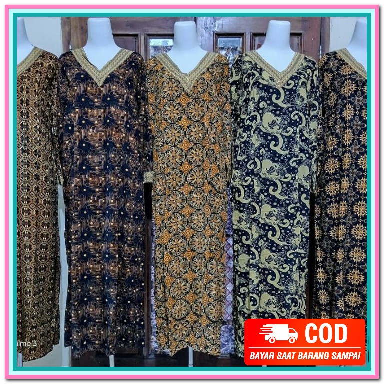 Baju Daster Lowo / Kalong Jumbo Ld 140 Panjang Semata Kaki Lengan PP780 Daster Longdres Lengan Panja