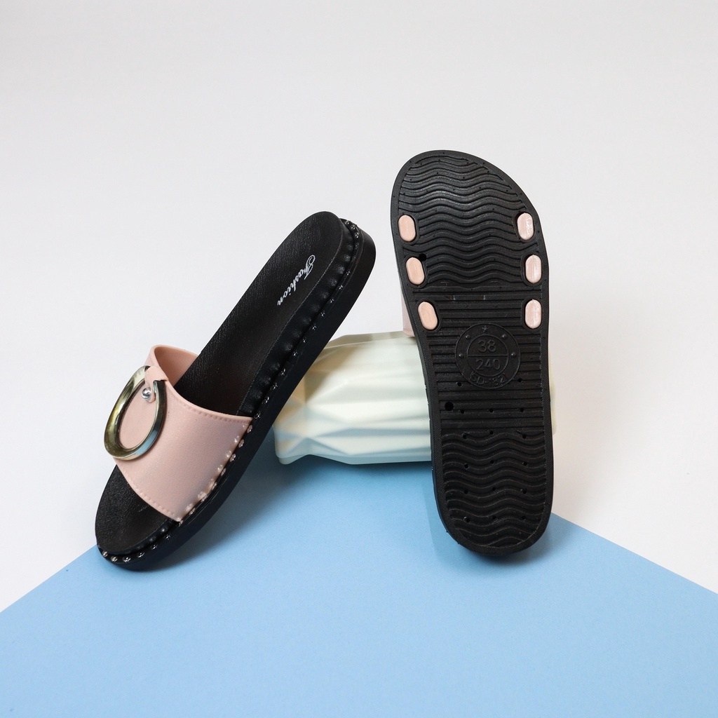 Ocha Sandal Wanita Slip On Teplek - Demorin