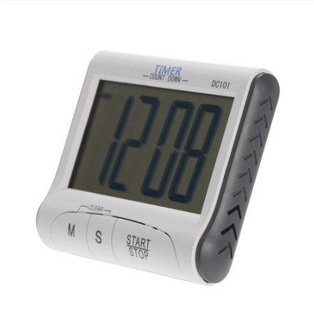 [PEWAKTU MEMASAK] - Timer Masak Dapur LCD Digital Count Down - DC101 - White