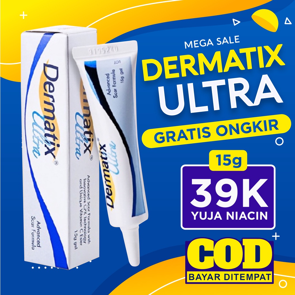 Dermatix Ultra Penghilang Bekas Luka 15 gram Original Dermatik penghilang bekas luka Strechmark Keloid