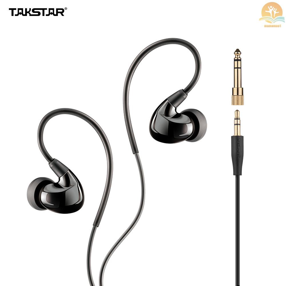 Takstar Ts-2260 Earphone In Ear Noise Canceling Dengan Adapter Interface 6.3mm