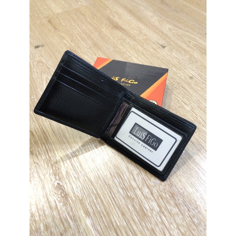 DOMPET KULIT ASLI DOMPET PRIA KULIT ASLI DOMPET KULIT MURAH MERIAH LUIS FIGO DOMPET LOGO KULIT