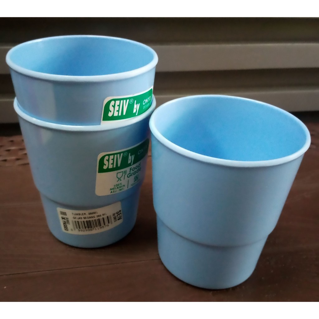 GELAS TUMBLER 250 ml BIRU